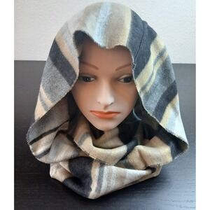 Cashmink Scarf Brown &Gray Colorway 100% Acrylic‎ Made In Germany #412C